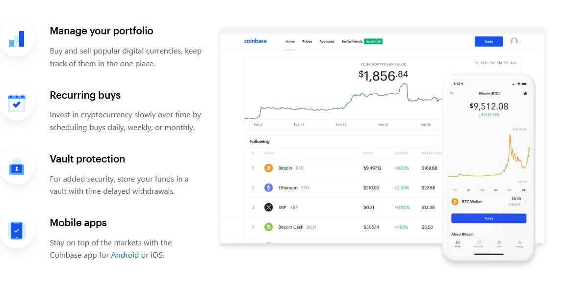 Coinbase Features